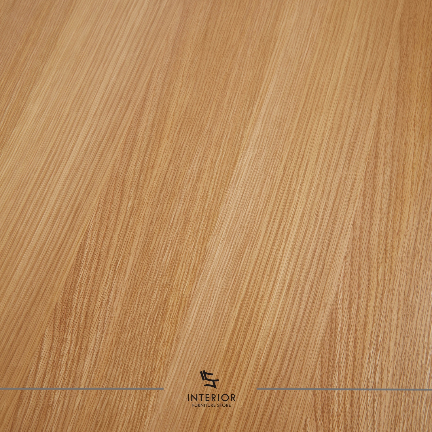 Modern solid wood dining table with elongated tabletop and sculptural wooden legs in natural finish