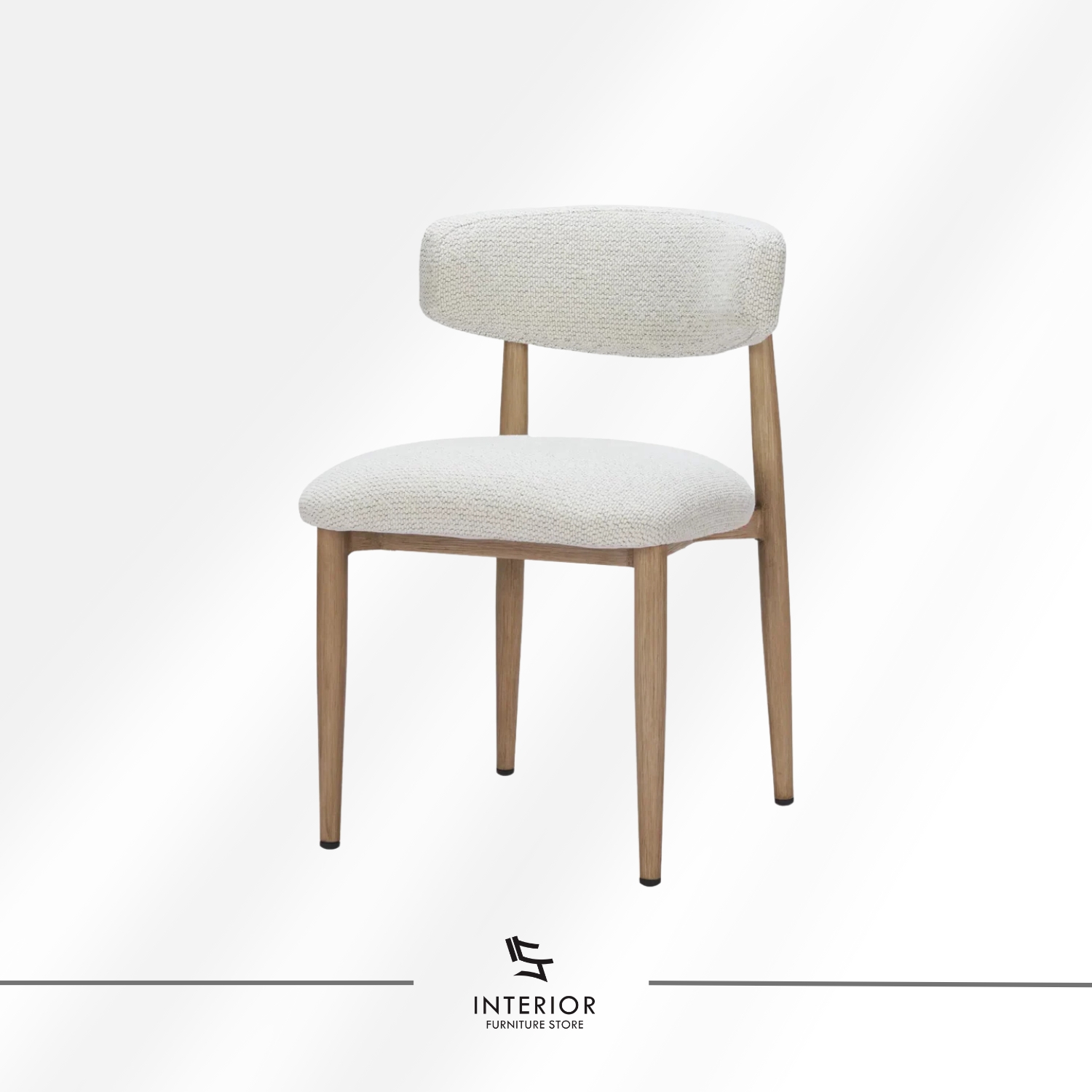 Arko dining chair made from solid teak wood with modern minimalist design