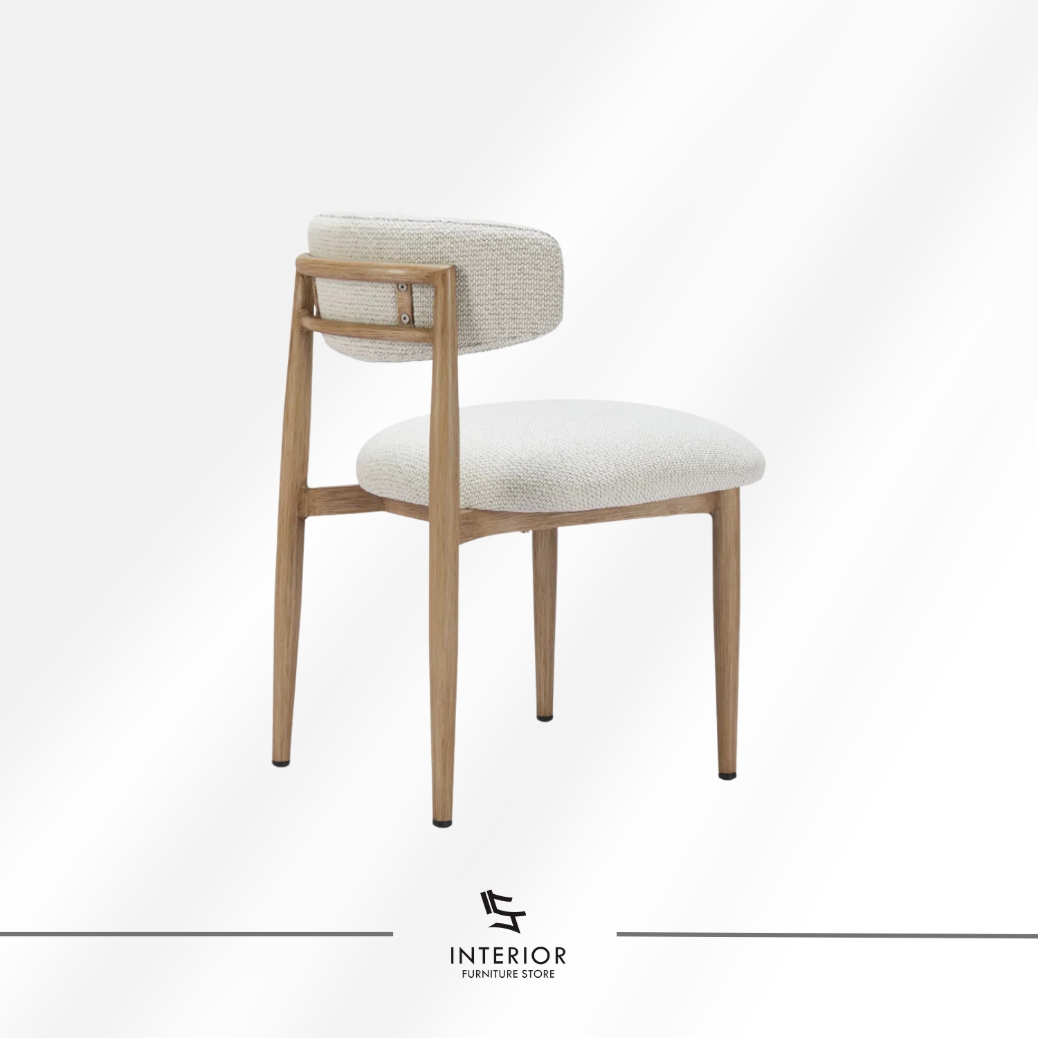 Arko dining chair made from solid teak wood with modern minimalist design