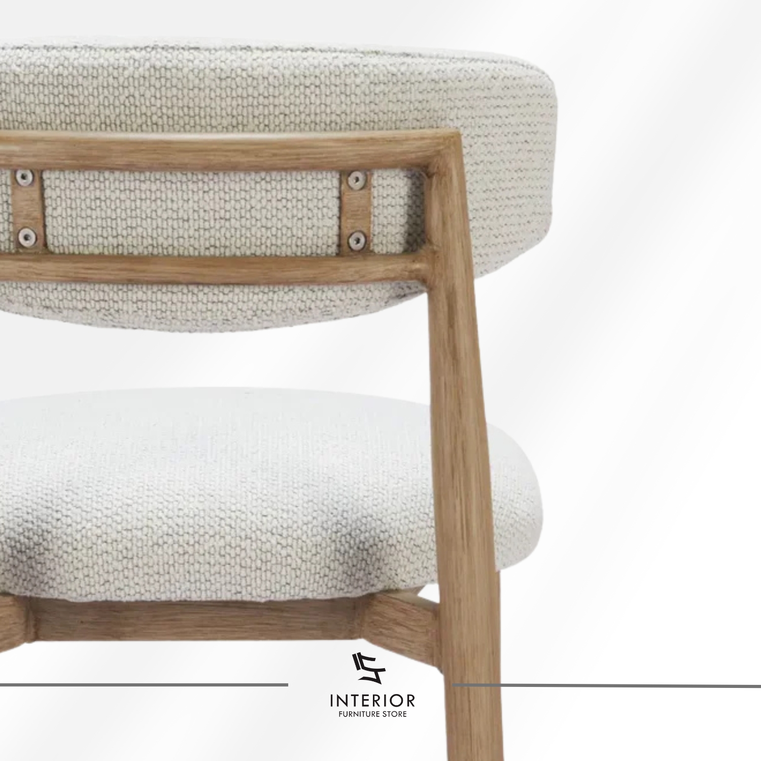 Arko dining chair made from solid teak wood with modern minimalist design
