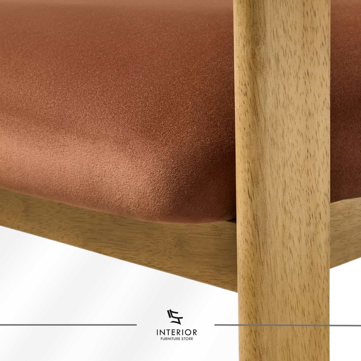 modern upholstered accent chair wooden frame