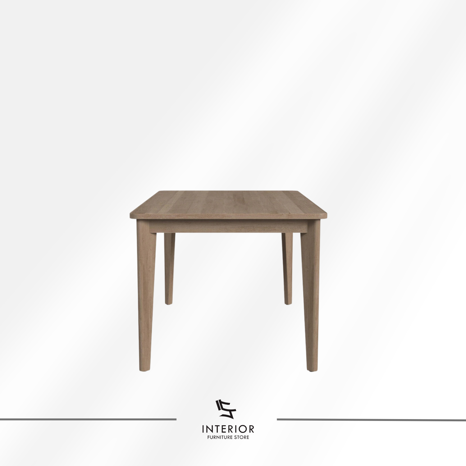 Zuki modern wooden dining table with minimalist rectangular design
