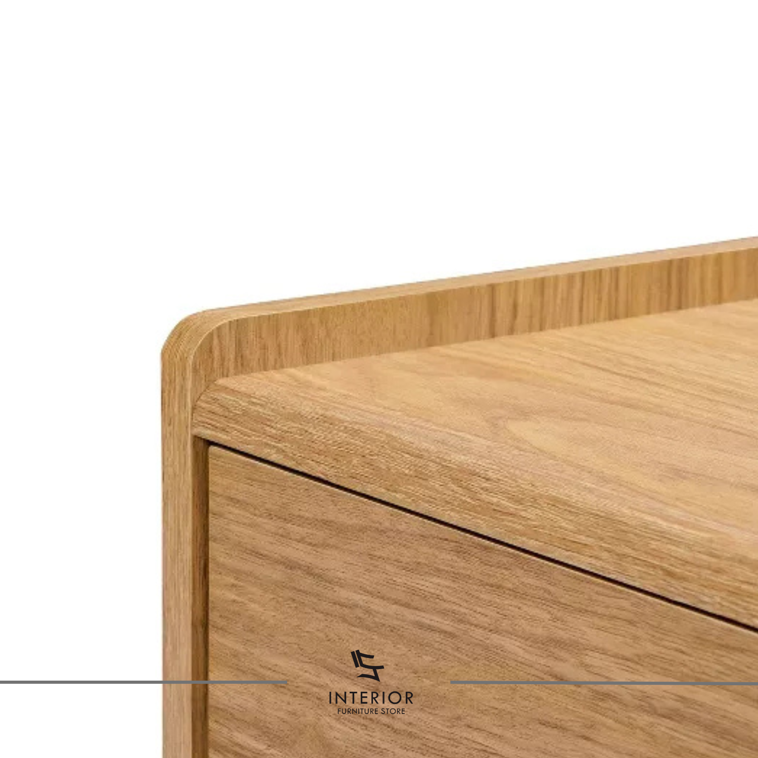 Saranika modern wooden TV cabinet with storage compartments