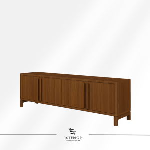 Wastura solid wood storage cabinet with modern minimalist design