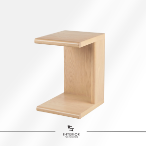 Akari modern solid wood sofa side table for living room