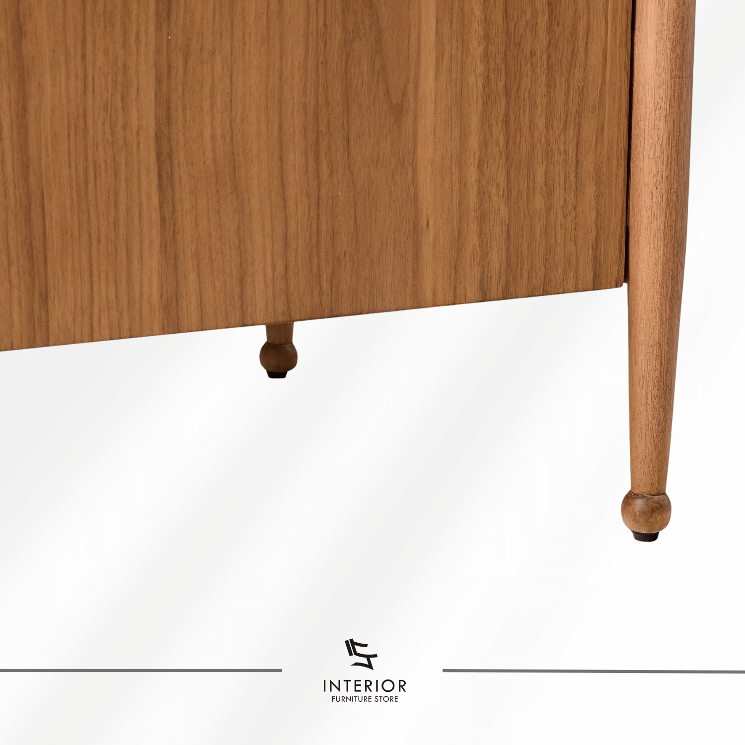 Kayden wooden wardrobe with shelves, hanging rail, and two wooden doors