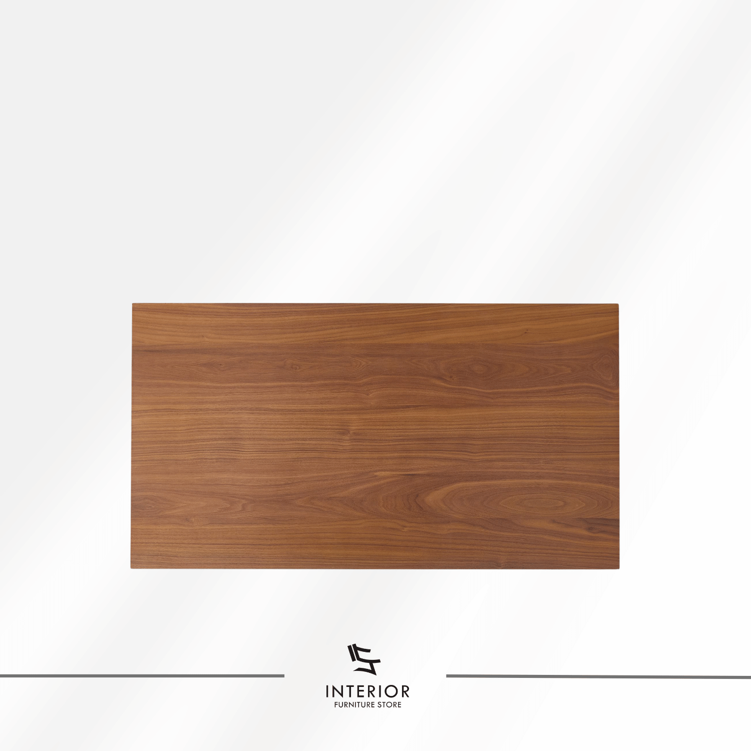 Darla modern wooden coffee table with a lower shelf and geometric supports